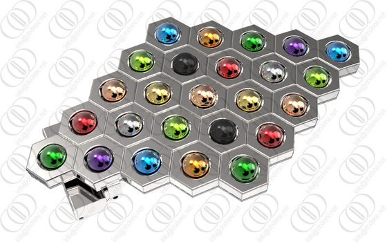 Gaya Penggantian Stainless Steel Belt Buckle Dengan multi Warna Aksen