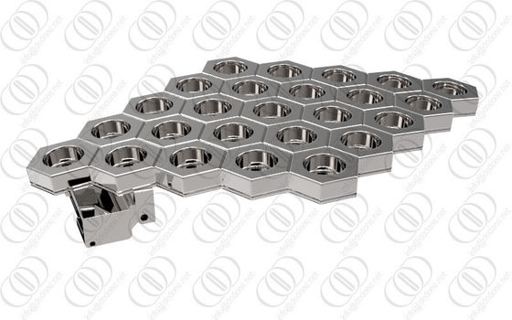 Gaya Penggantian Stainless Steel Belt Buckle Dengan multi Warna Aksen