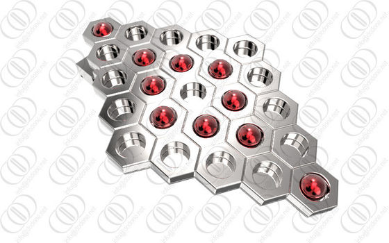 Gaya Penggantian Stainless Steel Belt Buckle Dengan multi Warna Aksen