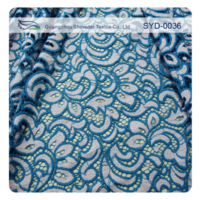 Kain katun nilon warna ganda untuk tekstil rumah / bulu mata renda kain