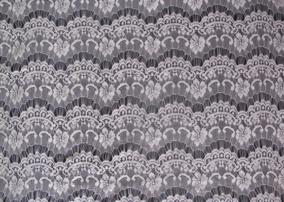 100% Nylon Lace Fabric Untuk Garment, Indoor Ornaments CY-DN0001