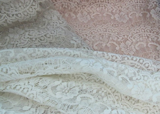 100% Nylon Lace Fabric Untuk Garment, Indoor Ornaments CY-DN0001