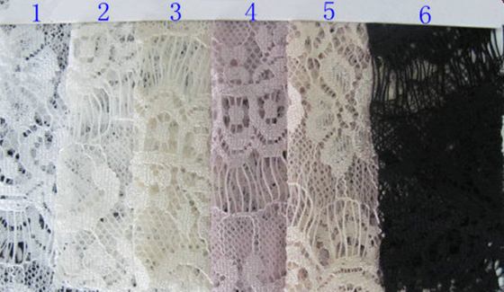 100% Nylon Lace Fabric Untuk Garment, Indoor Ornaments CY-DN0001