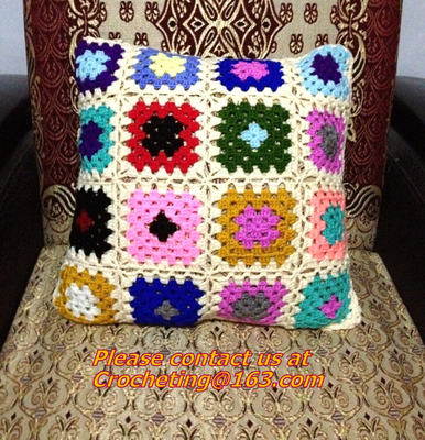 busana rajutan bantal bantal renda untuk dekorasi rumah berwarna-warni bantal sarung bantal teluk